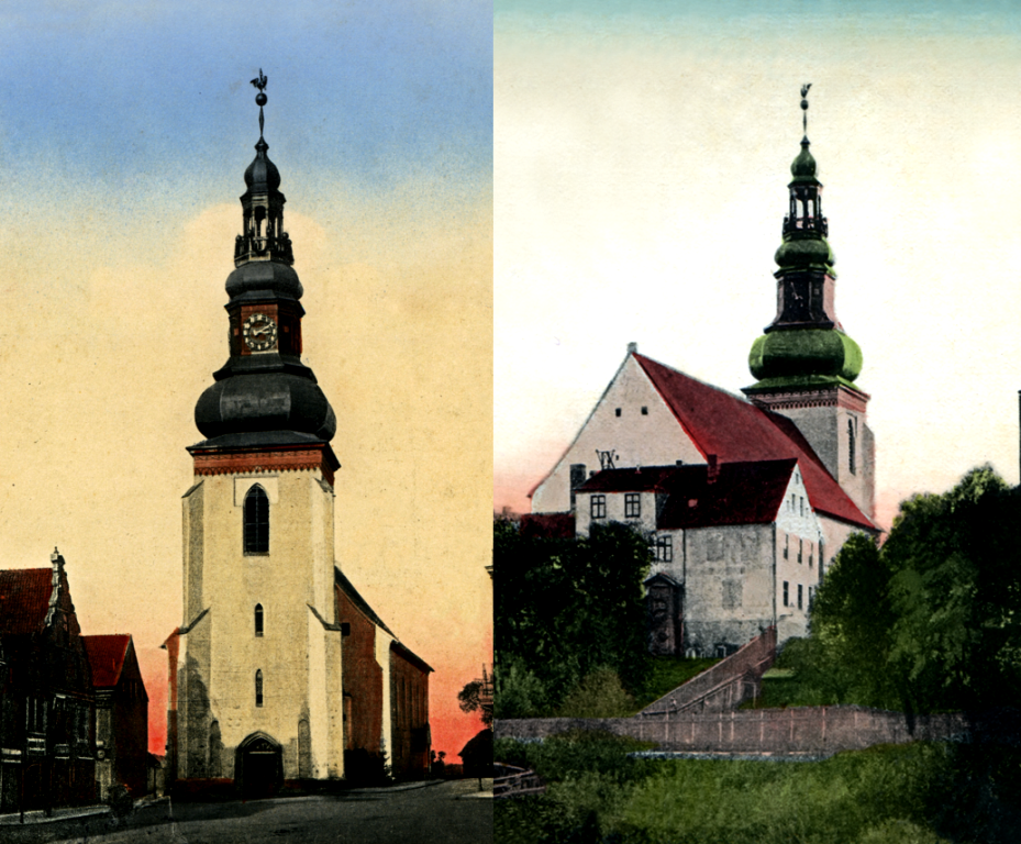 Башенное завершение Лютерхирхи неоднократно меняло свой силуэт