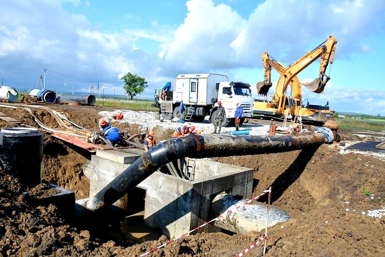 Строительство троицкого водопровода продолжалось несколько лет