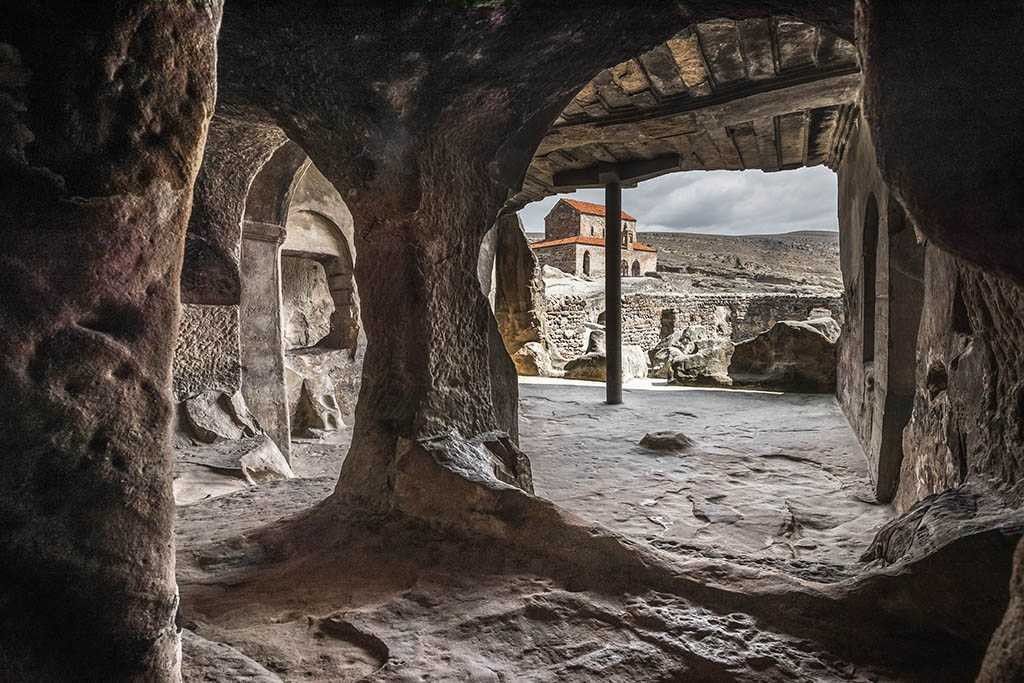 Вид из пещеры Уплисцихе 