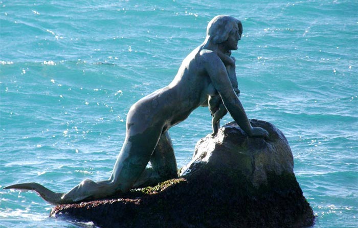 Самая известная Русалка ЮБК находится на побережье Мисхора