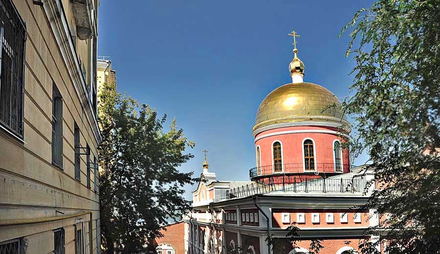Купол Иверского храма в Самаре