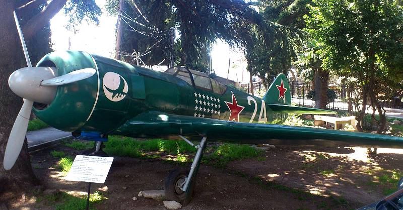 Макет самолета Ла-5, который использовался в съемках фильма «Хайтарма» 