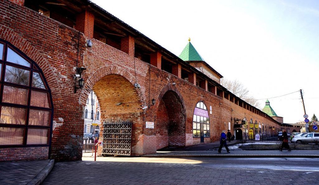 Мощное ограждение средневекового города