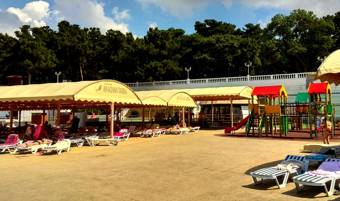 Пляжная территория "Красной Талки" относится к первой категории качества