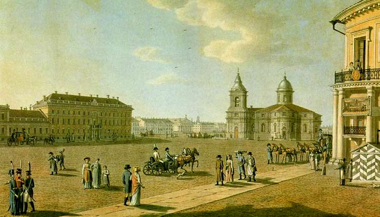 Появление третьего Исаакия привело к переименованию площади  Появление третьего Исаакия привело к переименованию площади