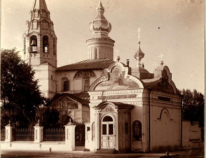 Храм Николы Надеина в конце 19 столетия Храм Николы Надеина в конце 19 столетия