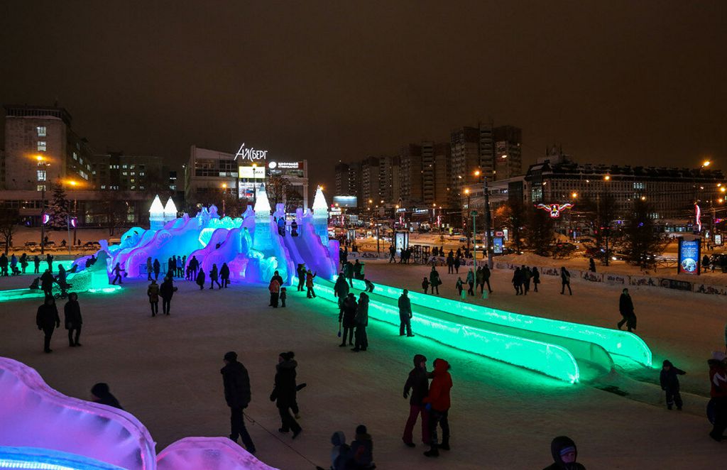 Новогодние гуляния в Татышев Парке